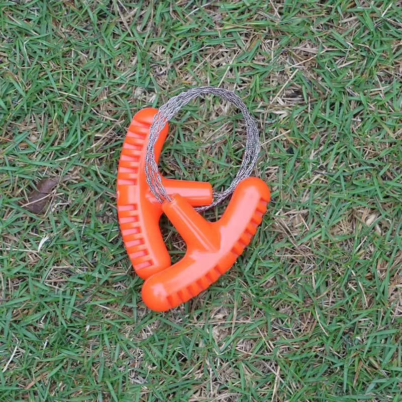1 pièce Scie à fil portable pour camping et survie en extérieur - Mini-scie manuelle en acier inoxydable pour couper