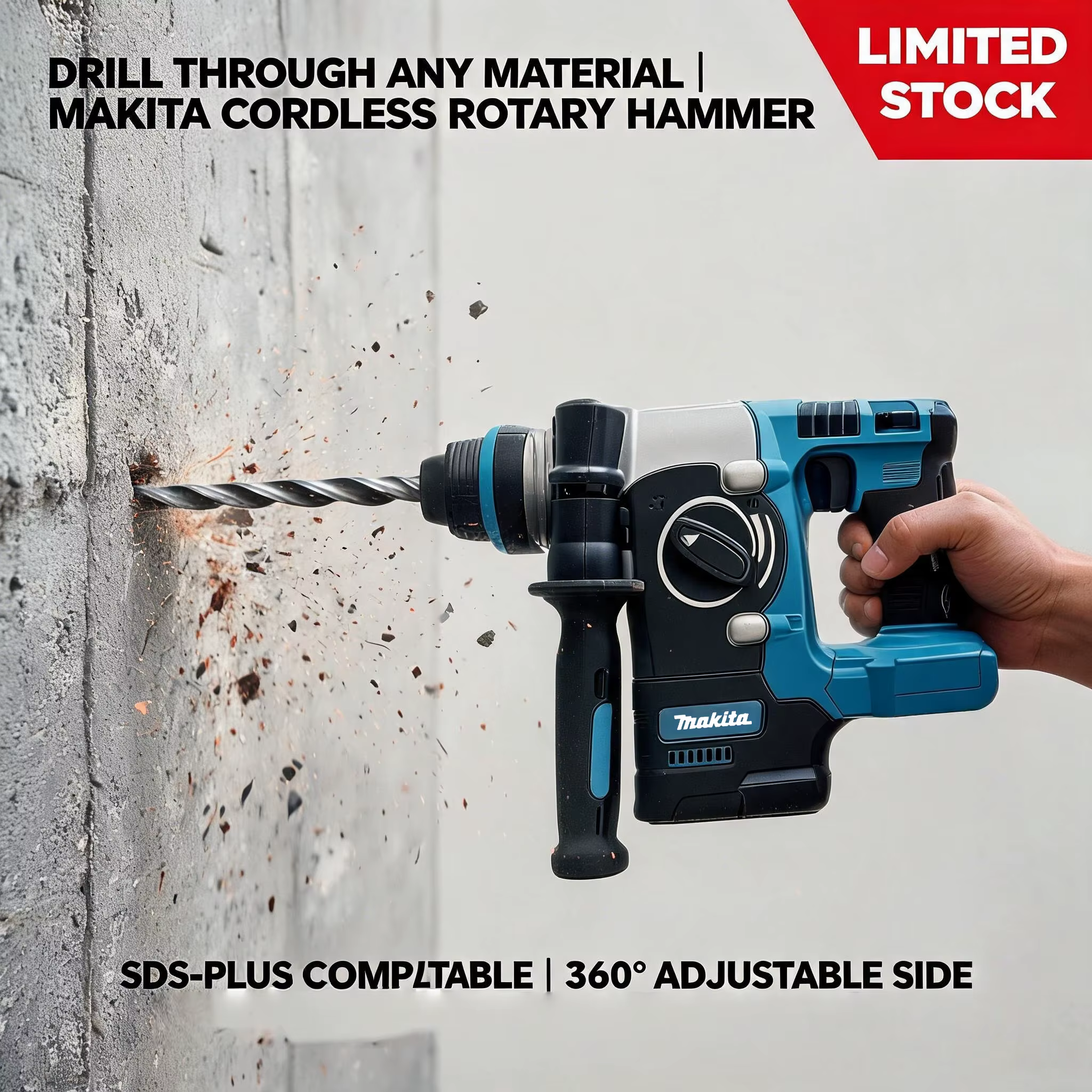 Makita DDF273 Perceuse à percussion rotative sans balais 18V