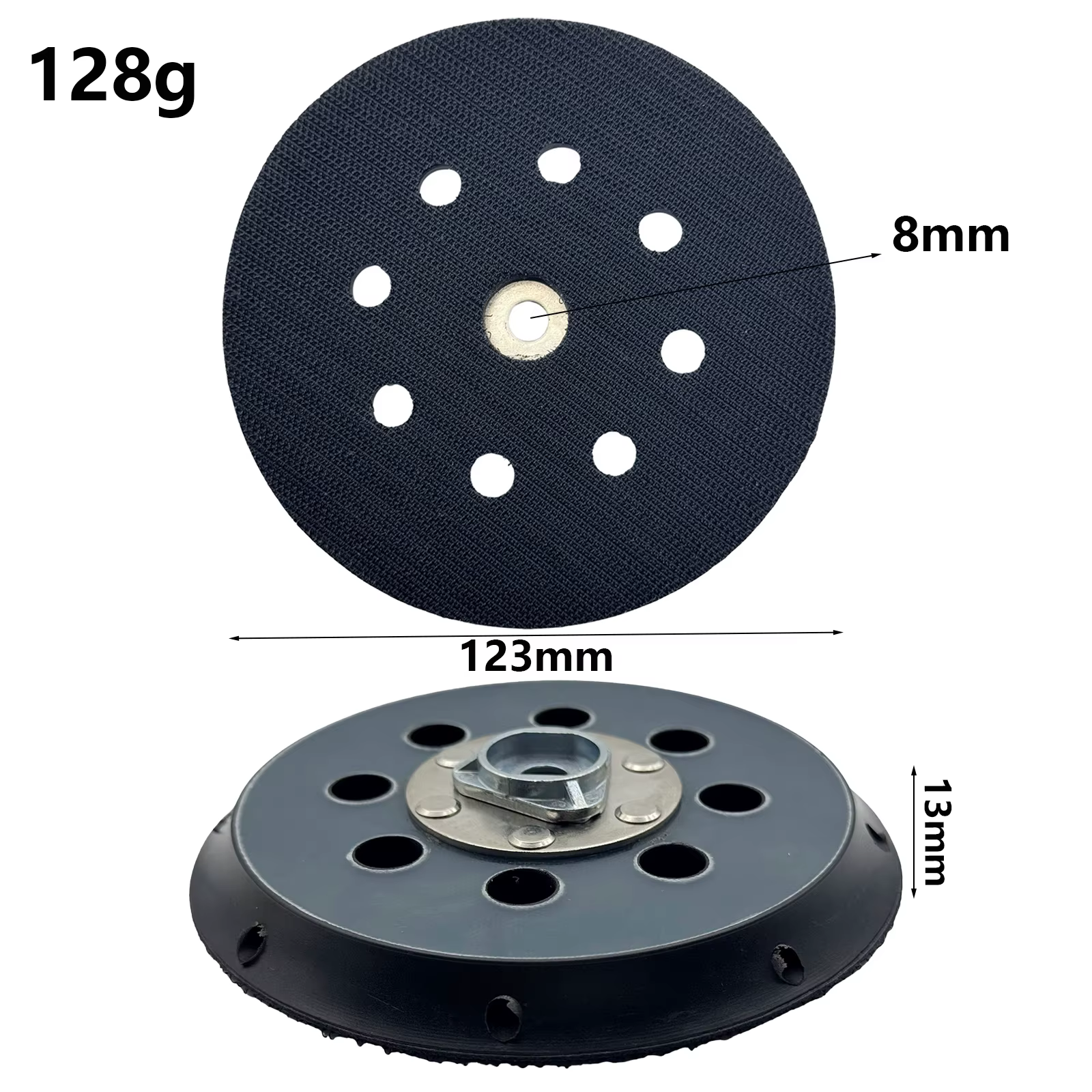 Disque de ponçage de 5 pouces pour ponceuse pneumatique