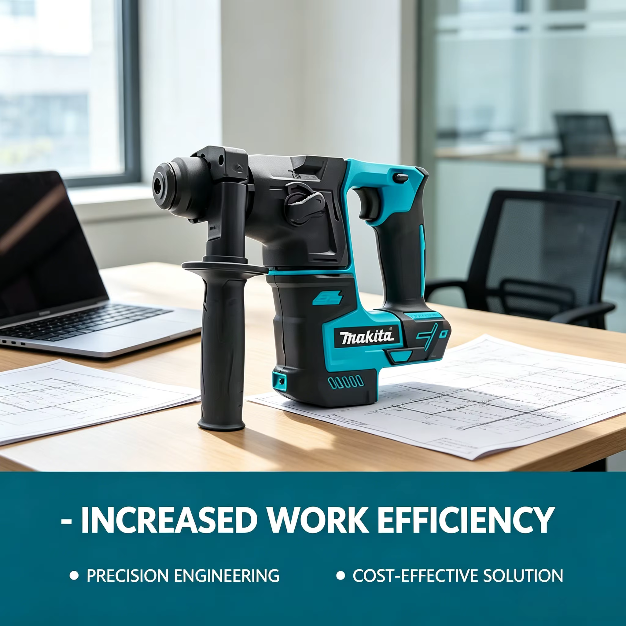 Makita HR140D Perceuse à percussion sans balais originale | Marteau électrique sans fil au lithium 18V (machine