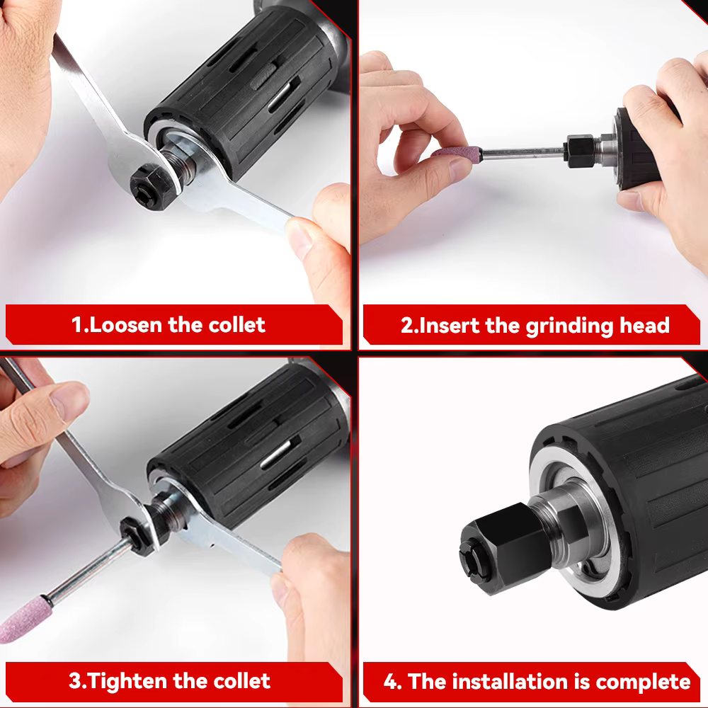 ONEVAN 2000W meuleuse électrique sans fil 4 vitesses 35000 tr/min outils portatifs sans brosse pour le polissage et le meulage pour broche de batterie Makita