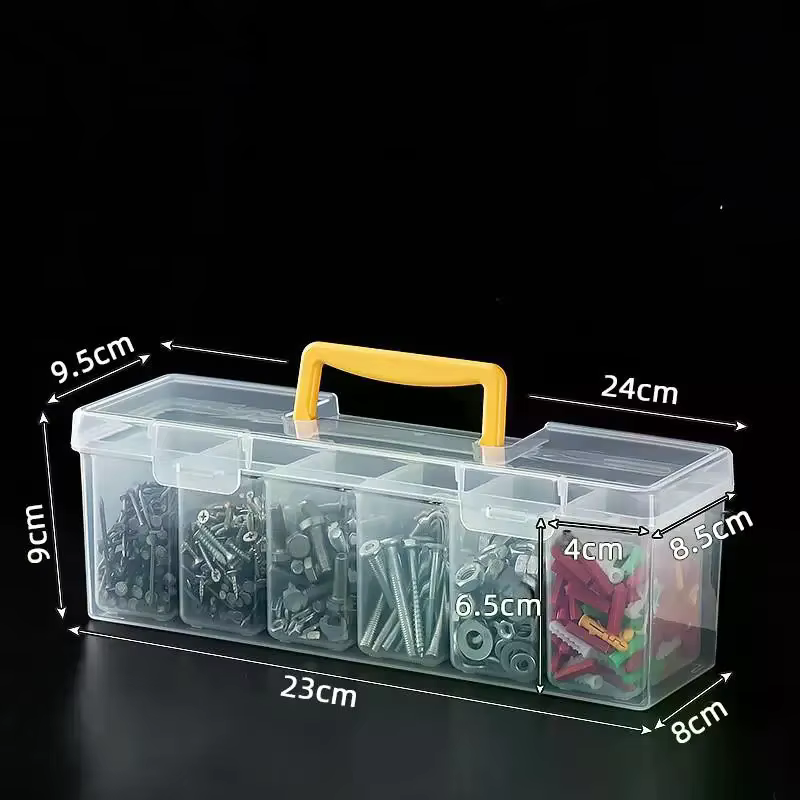 Boîte de rangement de pièces d'outils, organisateur d'outils multi-compartiments, boîte de tri pour vis, clés, accessoires de quincaillerie et jouets