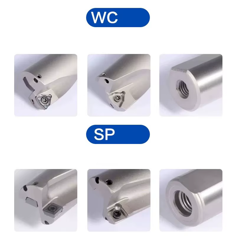 Foret U SP avec inserts SPMG 2D 3D 4D 5D