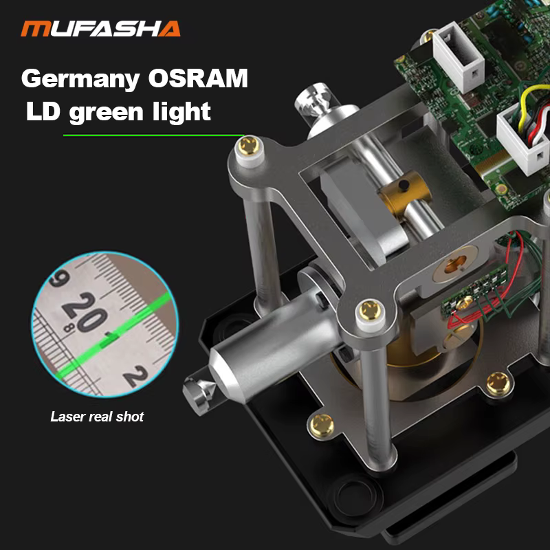Niveau laser rotatif pour extérieur 3D