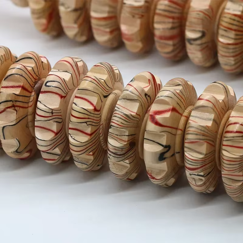 Rouleau de Énergie Lymphatique en Bois, Outils de Thérapie pour le Contour du Corps, Cellulite