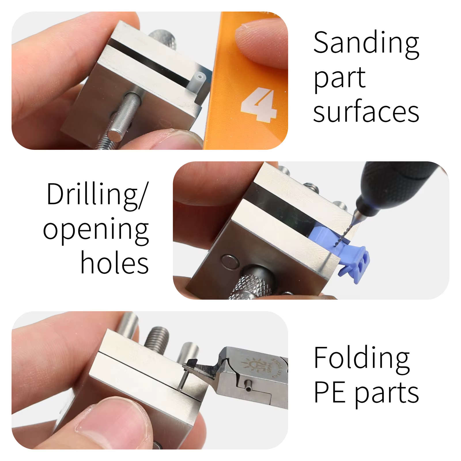DSPIAE Mini étau de précision AT-MV-Ensemble d'outils de peinture essentiels pour l'amélioration de l'habitat et l'artisanat