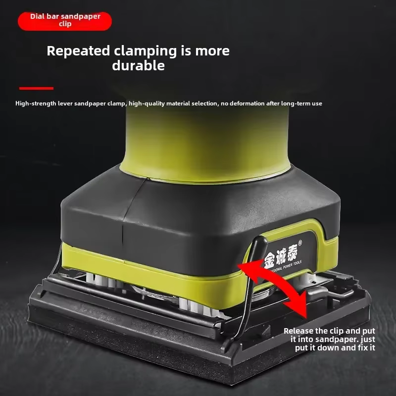 Ponceuse électrique compacte 220 V pour murs avec papier de verre et polisseuse à mastic