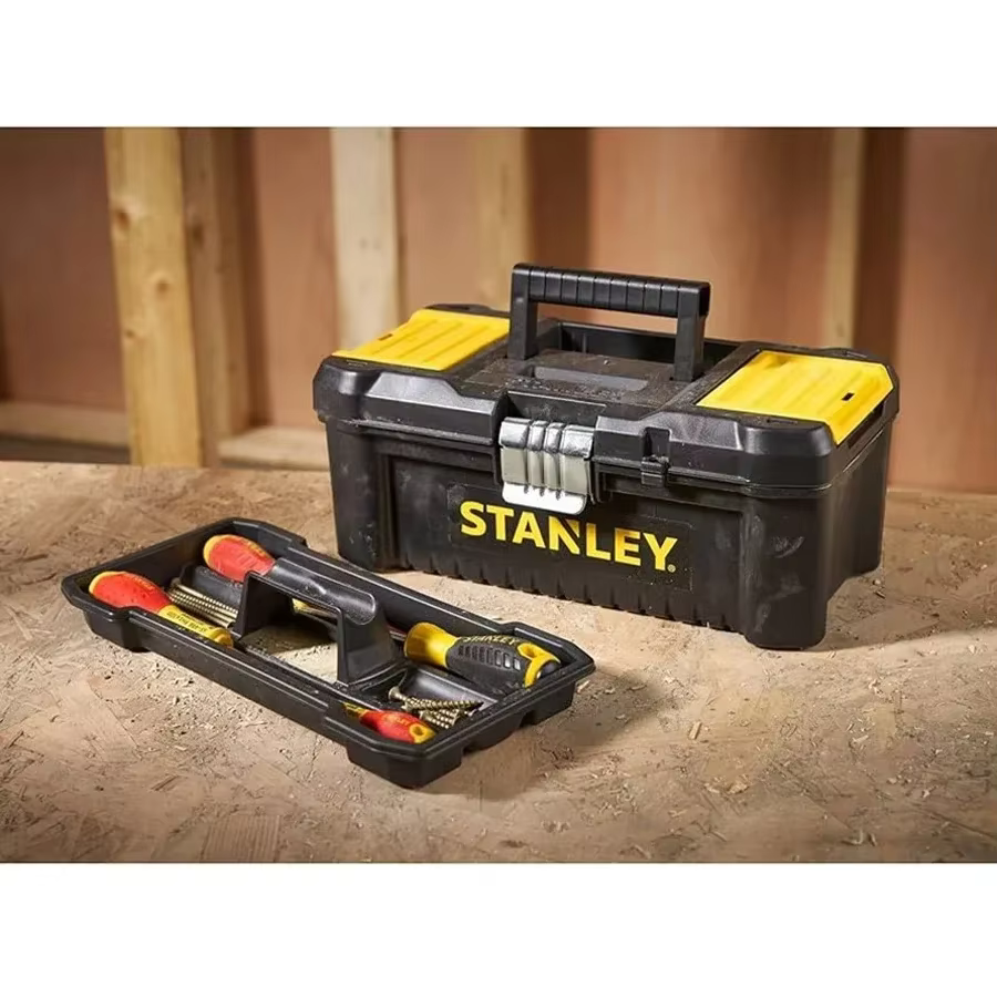Stanley STST1-75515 Boîte à outils "Essential" avec loquets métalliques