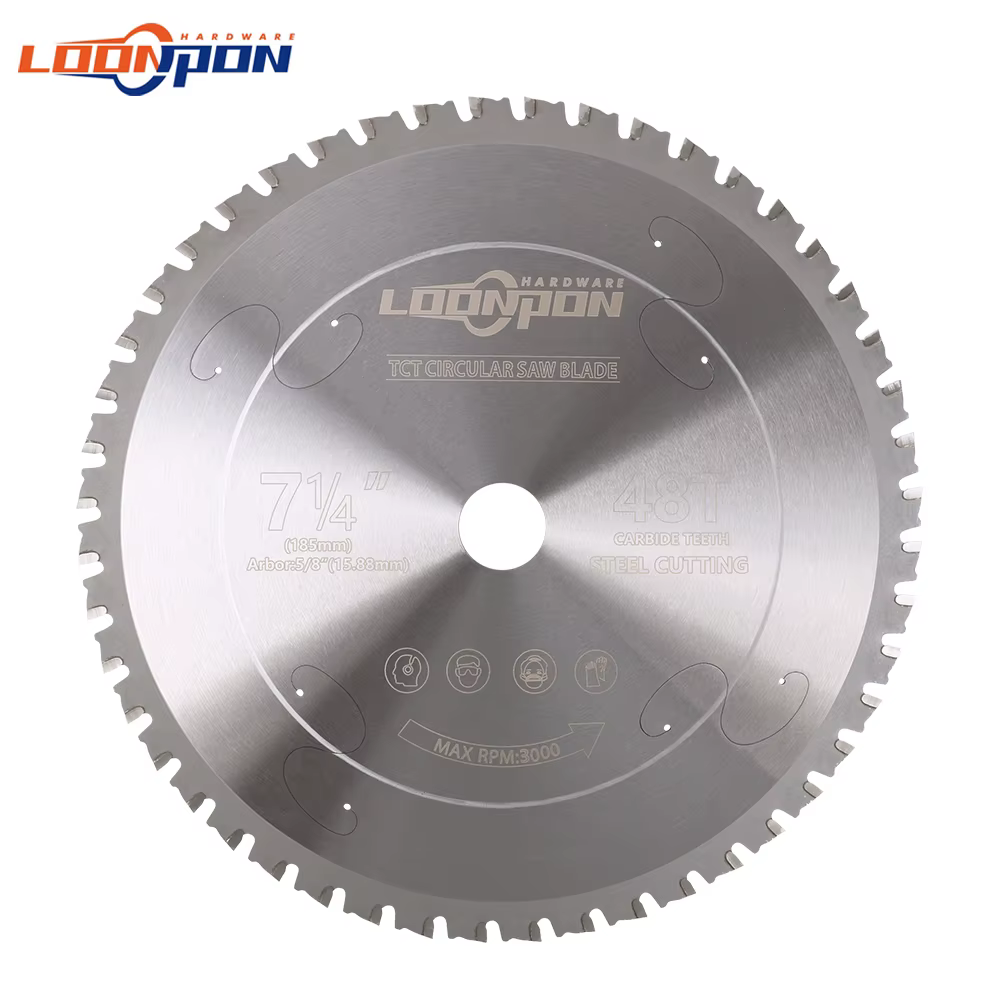 Lame de coupe en métal 185mm/7 pouces 36T/48T