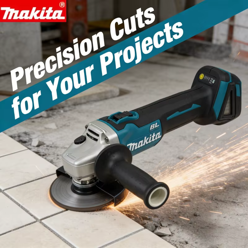 Makita DGA404 Meuleuse d'angle sans fil 18V - Ponceuse électrique et machine à meuler sans fil (outil seul)