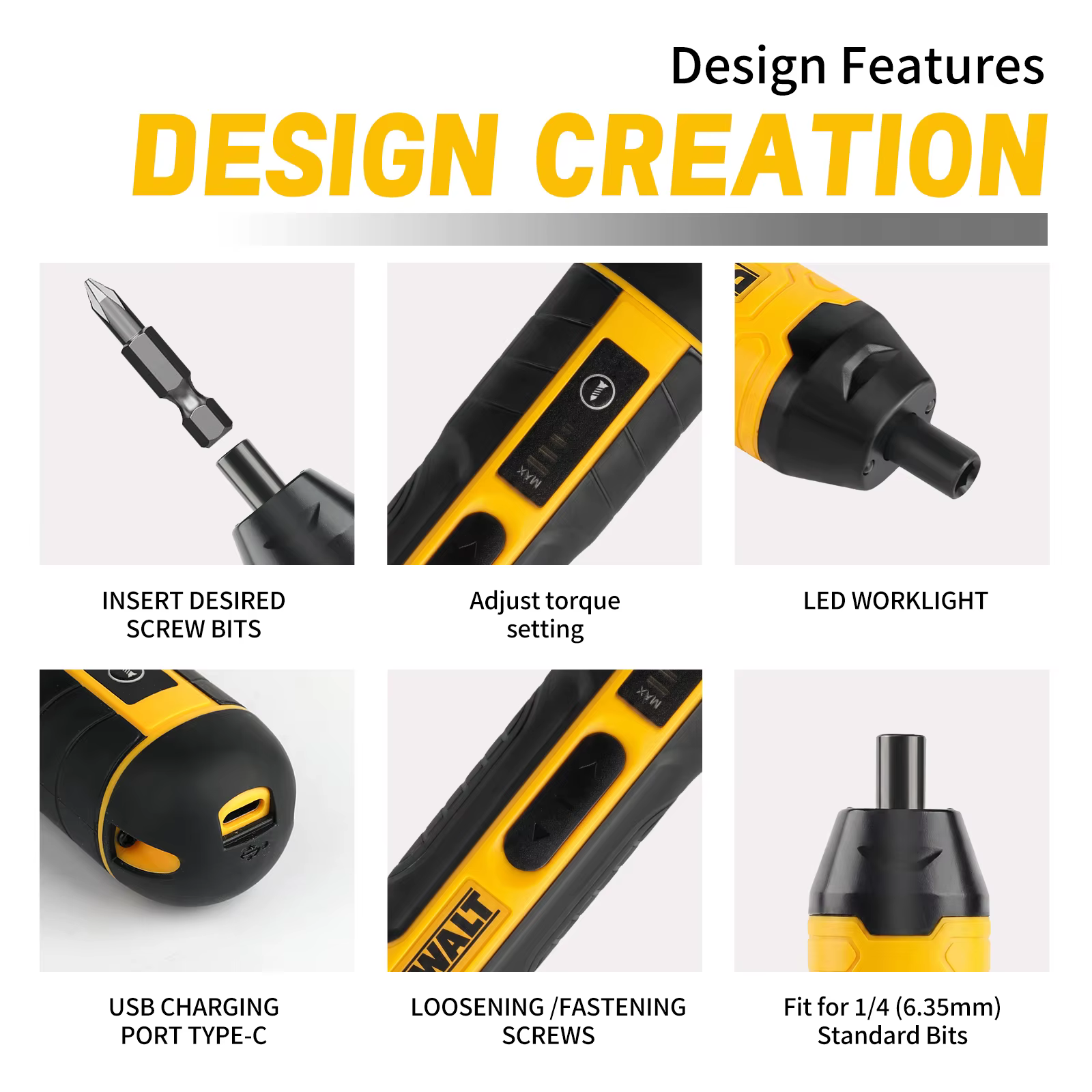 Tournevis électrique sans fil DEWALT 1300mAh
