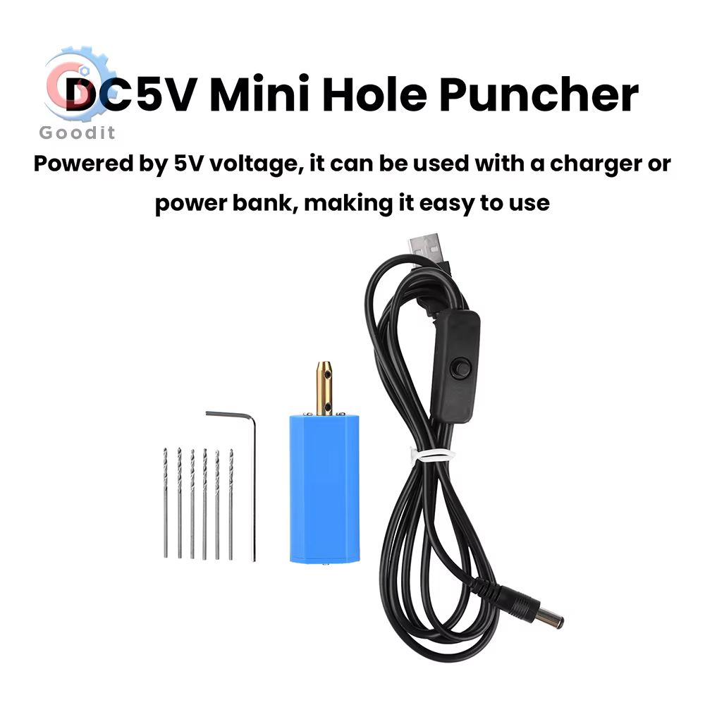 Mini perceuse USB 10000 tr/min haute vitesse 5V