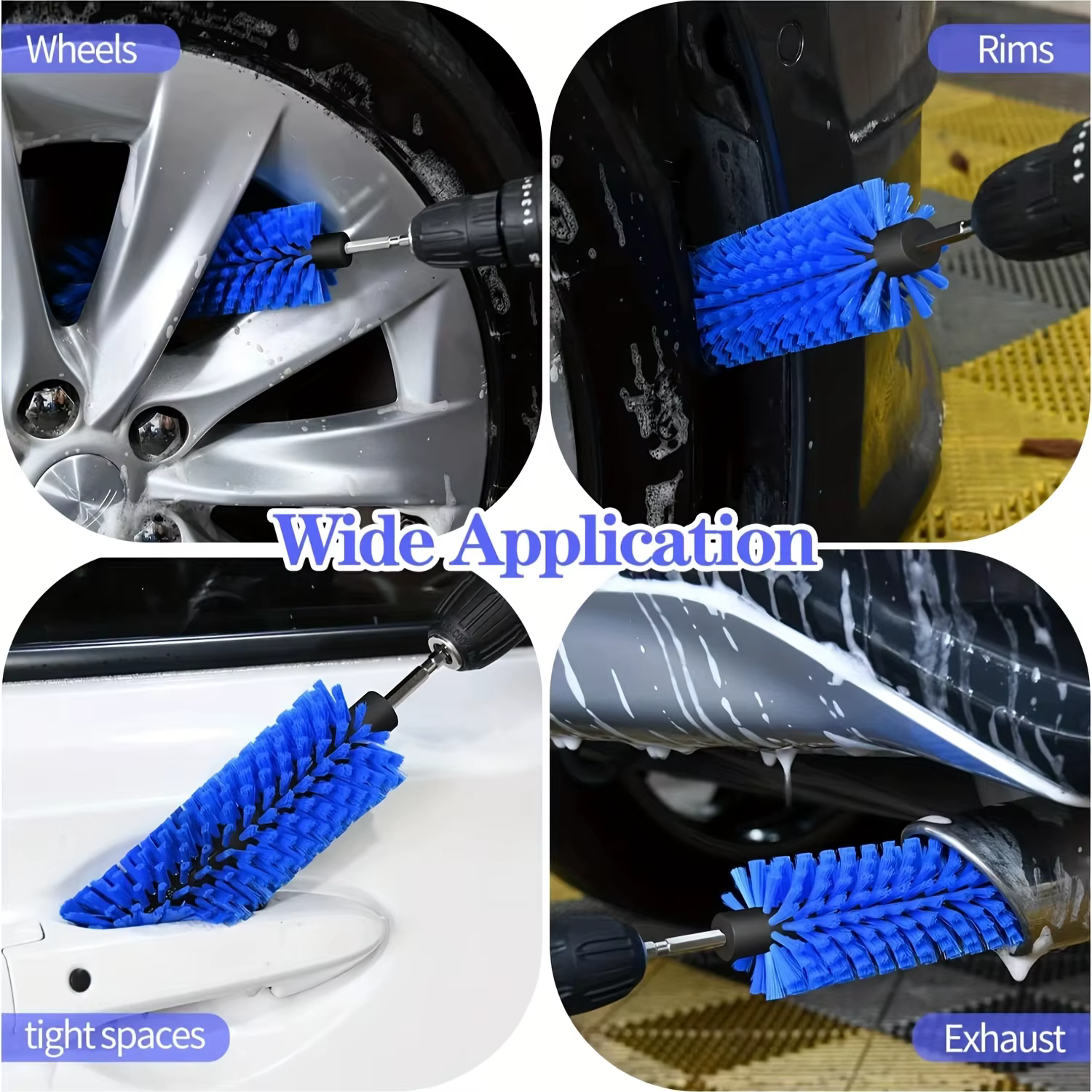 Brosse de nettoyage pour perceuse