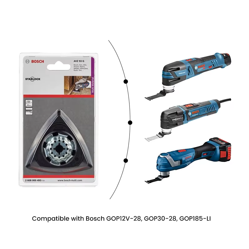 Bosch STARLOCK plaque de ponçage AVZ 93 G lame de scie oscillante