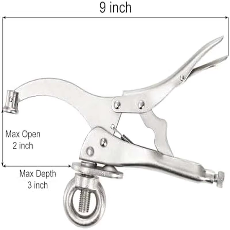 Paquet de 2 pinces de presse pour perceuse de 9 pouces