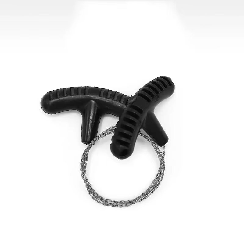 1 pièce Scie à fil portable pour camping et survie en extérieur - Mini-scie manuelle en acier inoxydable pour couper