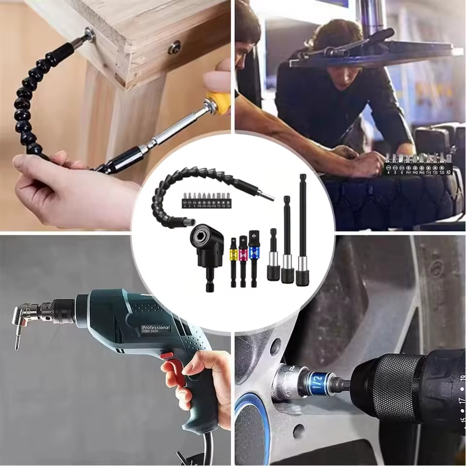 Kit d'extension de perceuse flexible L'extension