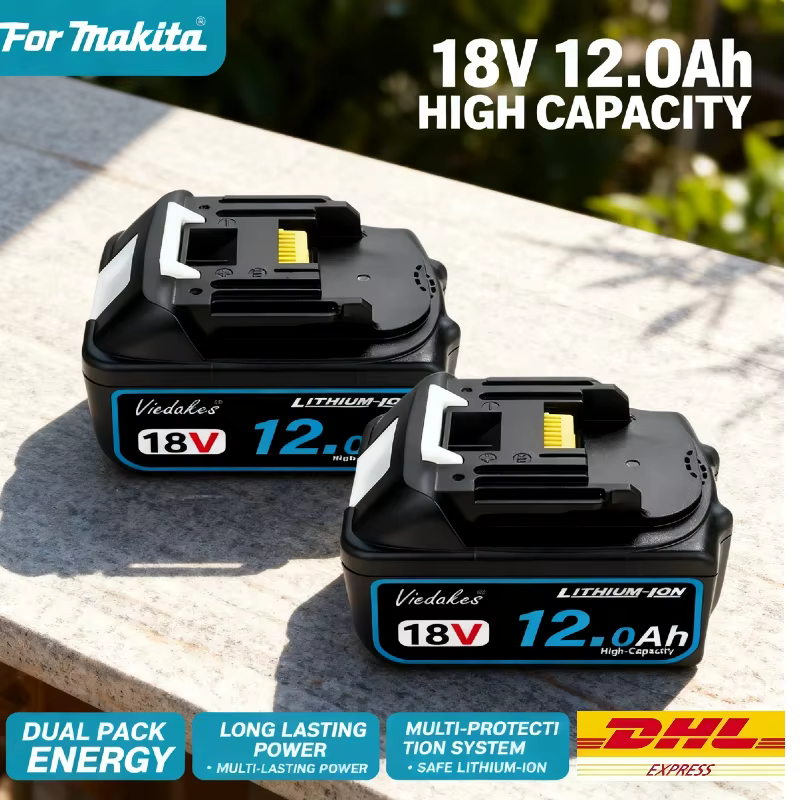 Pour makita 18V 8Ah batterie d'origine BL1830 BL1860 BL1850B