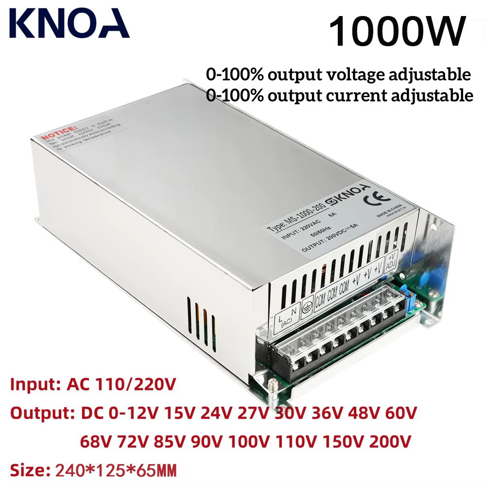Alimentation de commutation réglable 1000W 1500W