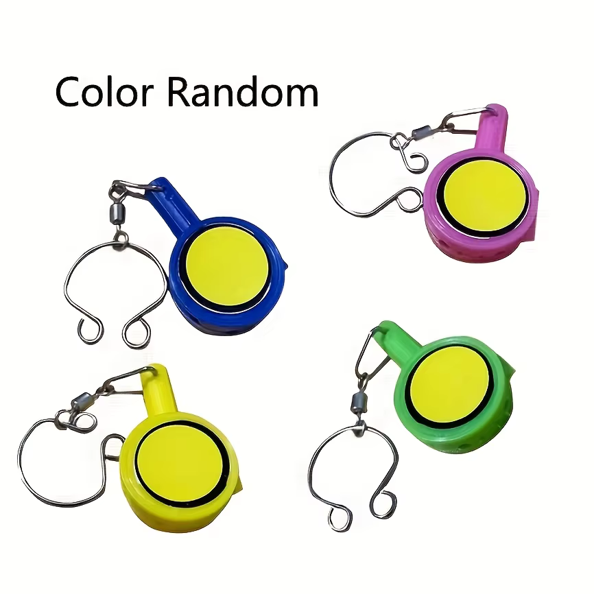 5 gadgets de pêche : Outils de montage d'hameçons en acier inoxydable de couleurs aléatoires, faciles à utiliser pour les pêcheurs, outil multifonctionnel de montage rapide d'hameçons (outil de montag