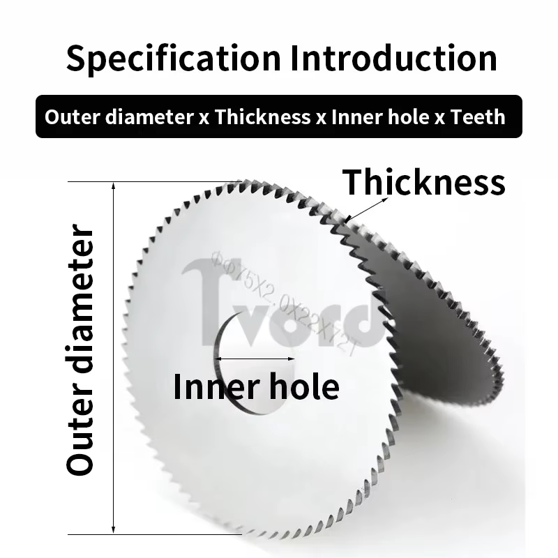 Lame de fraisage en acier au tungstène