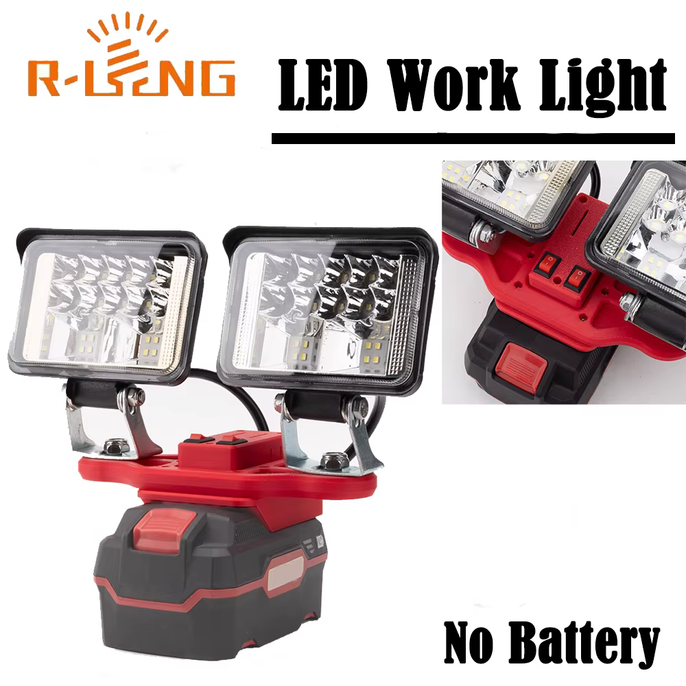 Lampe de travail LED portable pour batterie au lithium Lidl Parkside X20V avec cordon USB
