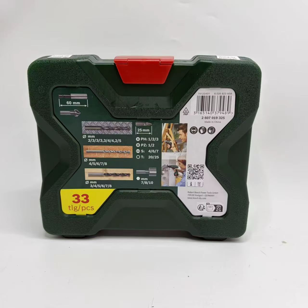 Jeu de 33 embouts de perceuse et tournevis professionnels Bosch X33