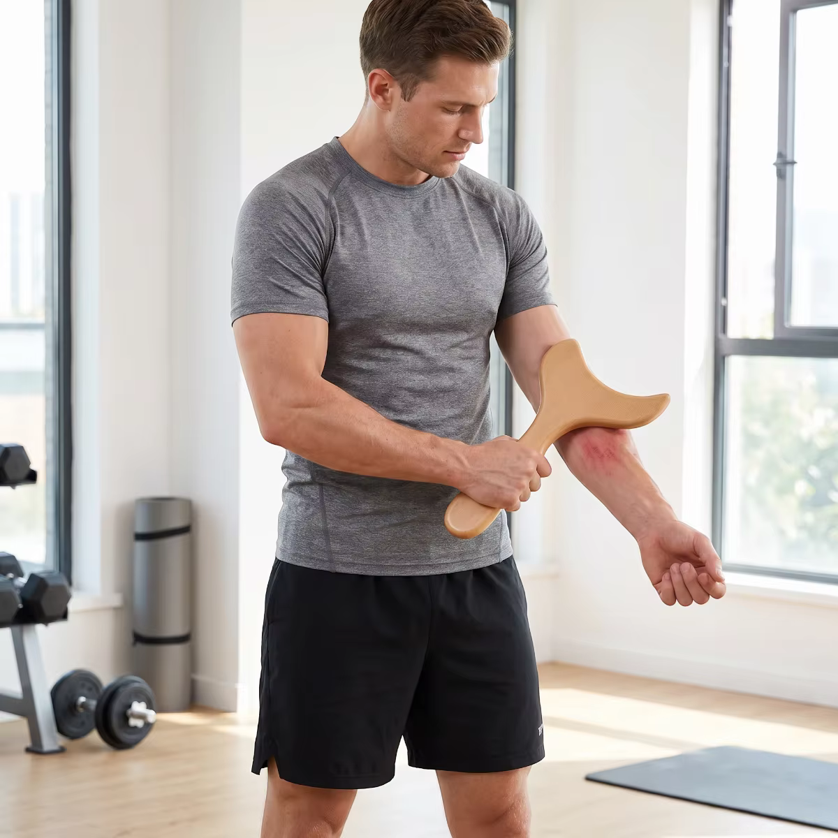 Ensemble d'outils de massage en bois, outil de modelage corporel en bois pour lutter contre la cellulite, le drainage lymphatique, soulager les douleurs musculaires