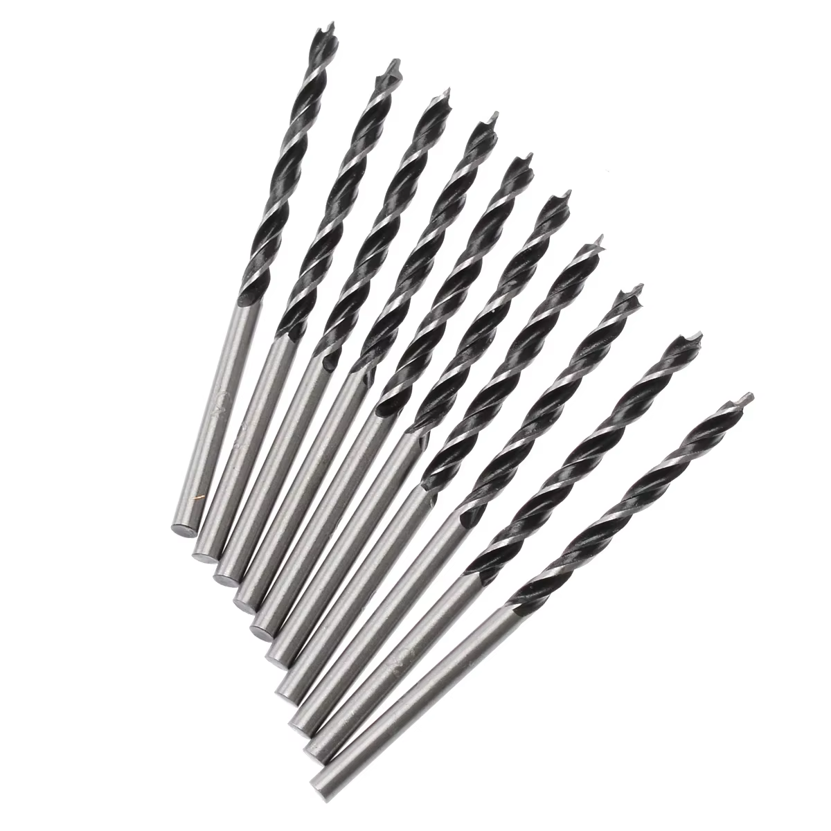 Forets à bois à haute résistance, 10 pièces, forets à bois avec pointe centrale de 3mm de diamètre pour le travail du bois