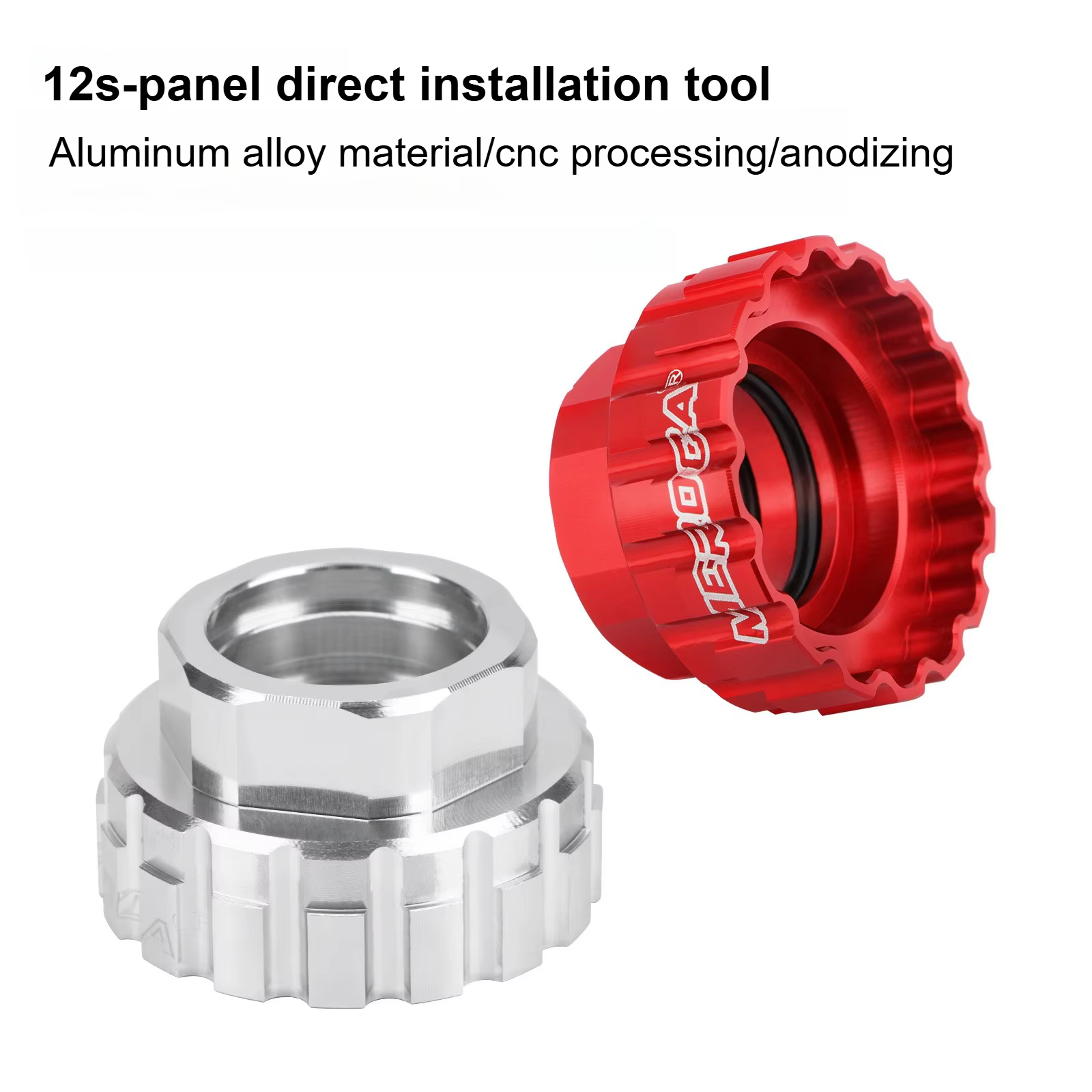 Rotor de frein à disque de vélo 12 vitesses, installation directe, outil de retrait, pédalier, clé à douille, adapté pour Shimano m9100, m8100, m7100