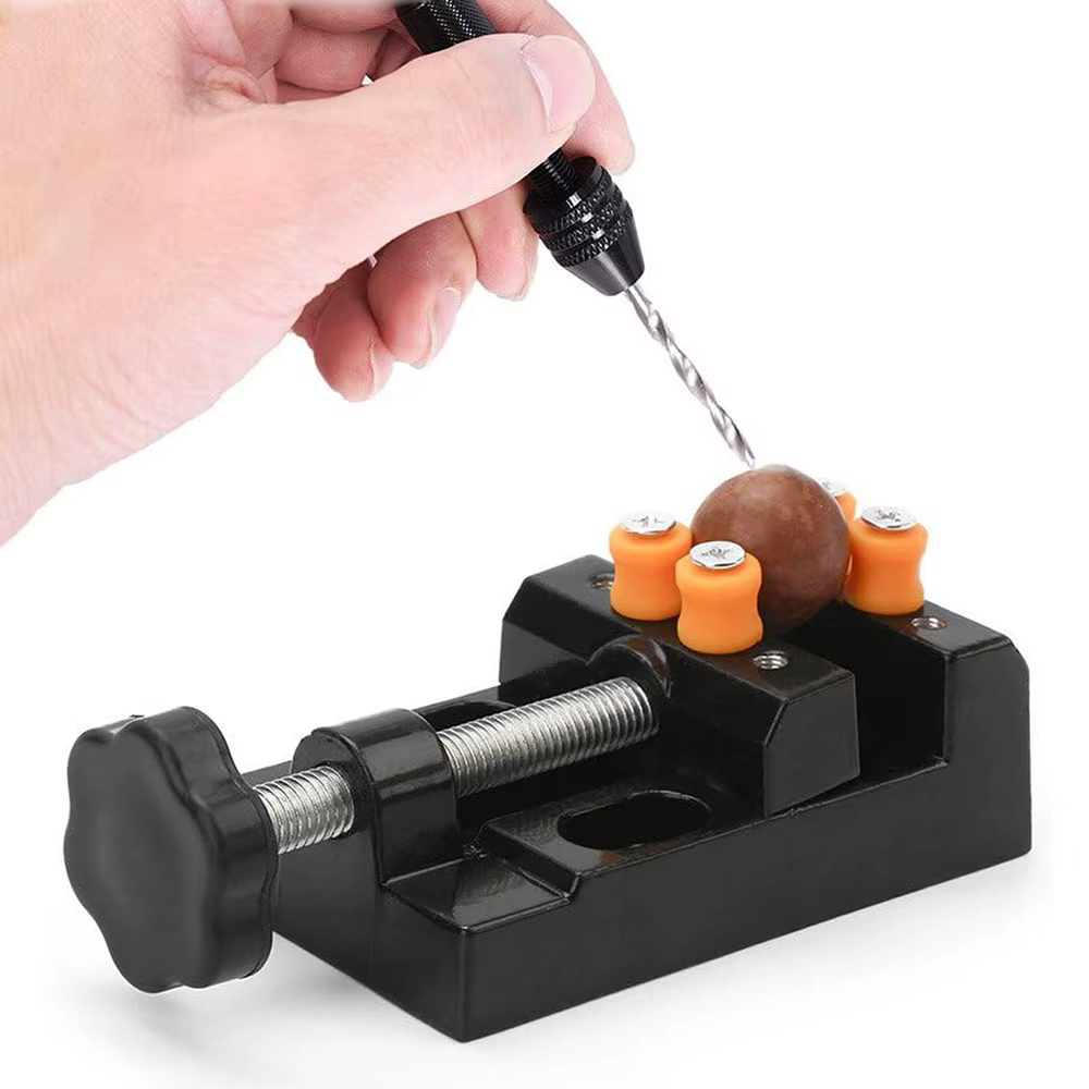 Mini étau d'établi, ensemble de pinces