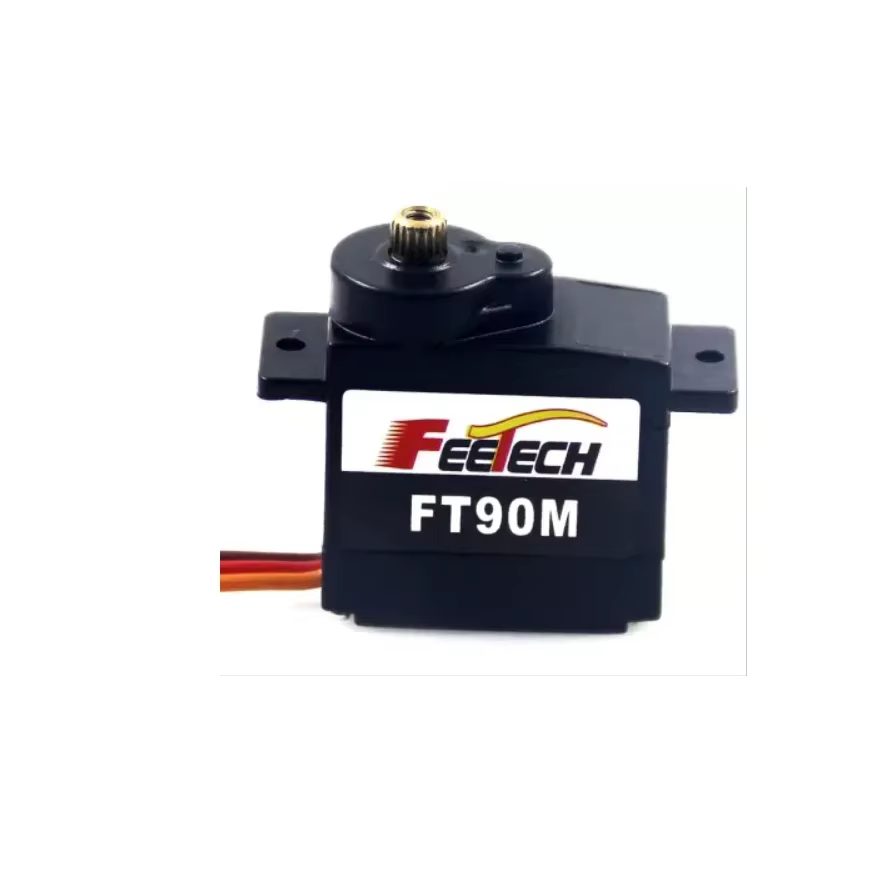 Feetech-Mini servomoteur RC FT90M, angle de résistance à 180 °, couple de 2kg, micro robot, retour pour rideau automatique, verrouillage intelligent, avion