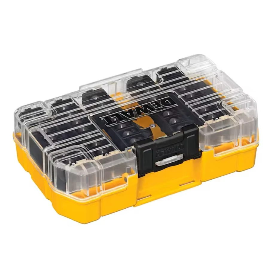 DW2166/ 45 pièces jeu d'embouts de tournevis tige hexagonale en acier Phillips fendu carré embouts à Double extrémité