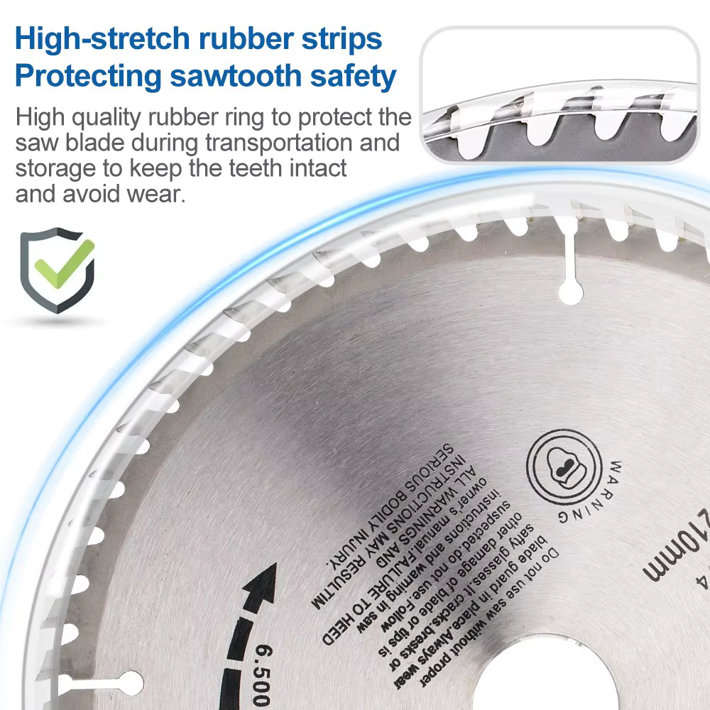 XCAN Circulaire Lame de Scie Diamètre 210mm Dents 24T 48T 60T 80T Bois Disque De Coupe Carbure Pointe TCT
