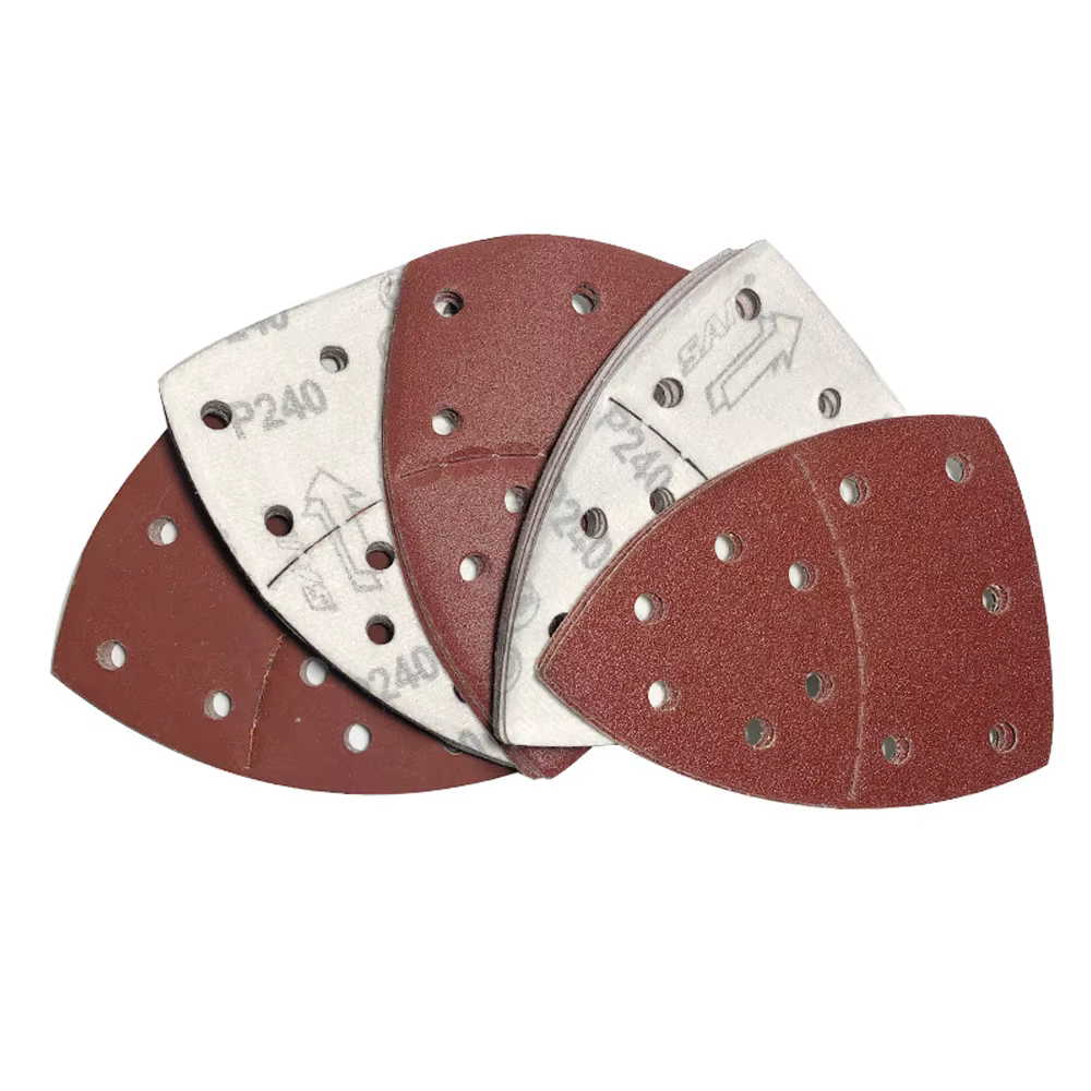 Feuilles de ponçage triangulaires pour souris