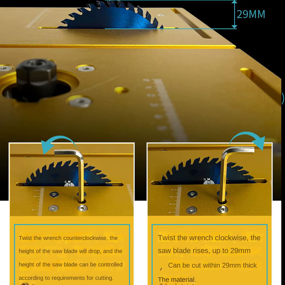 Mini-scie de table, machine électrique de fraisage du bois