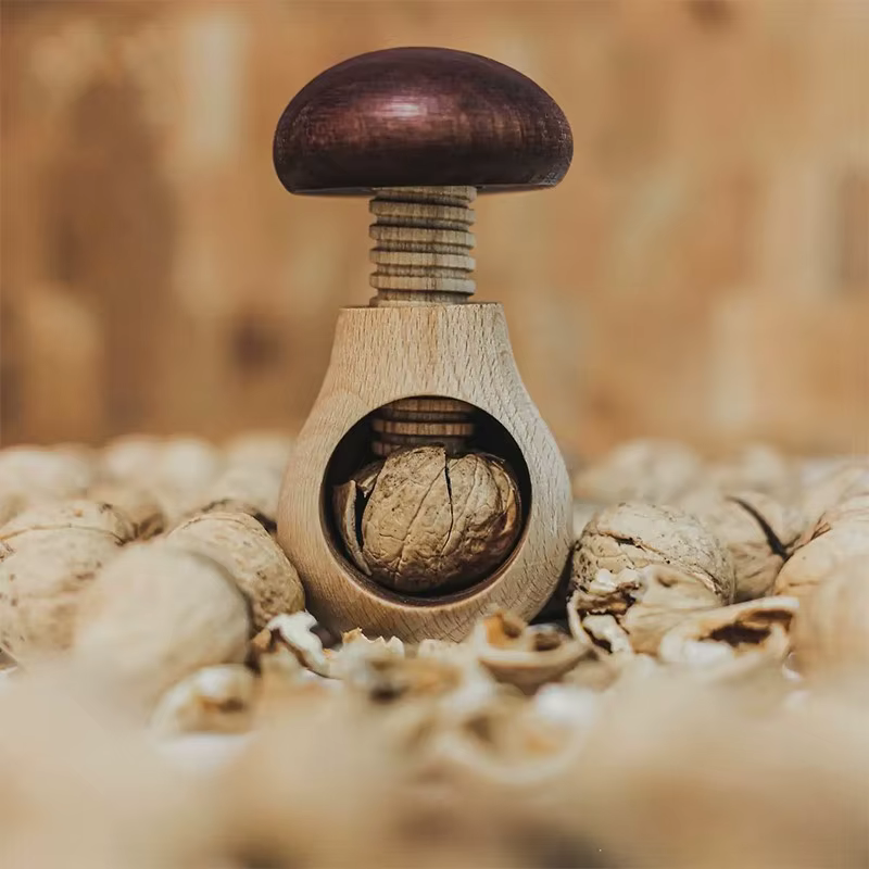 Nouveau casse-noisette en forme de champignon outil de cuisine multifonctionnel pour une fissuration facile pince à écrou réglable pour les noix noix noix de pécan maison