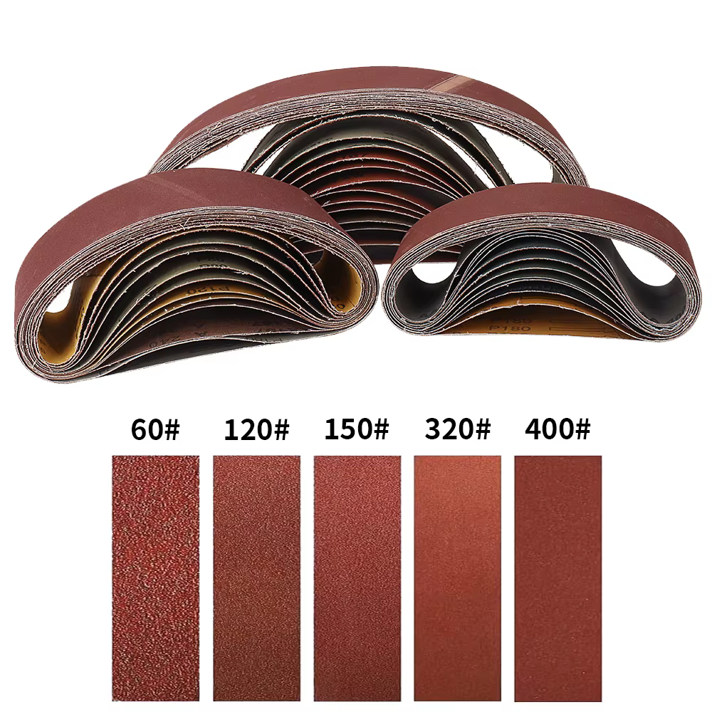 10 pièces 75x533mm bandes abrasives