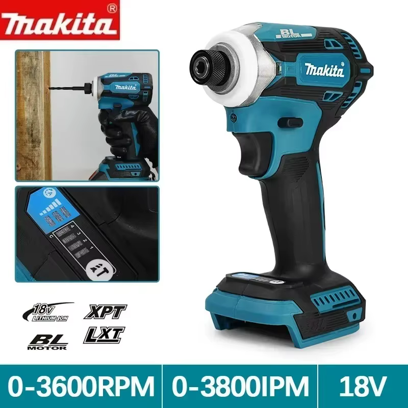 Makita DTD171 Perceuse à chocs sans fil sans balais 18V avec éclairage de travail LED