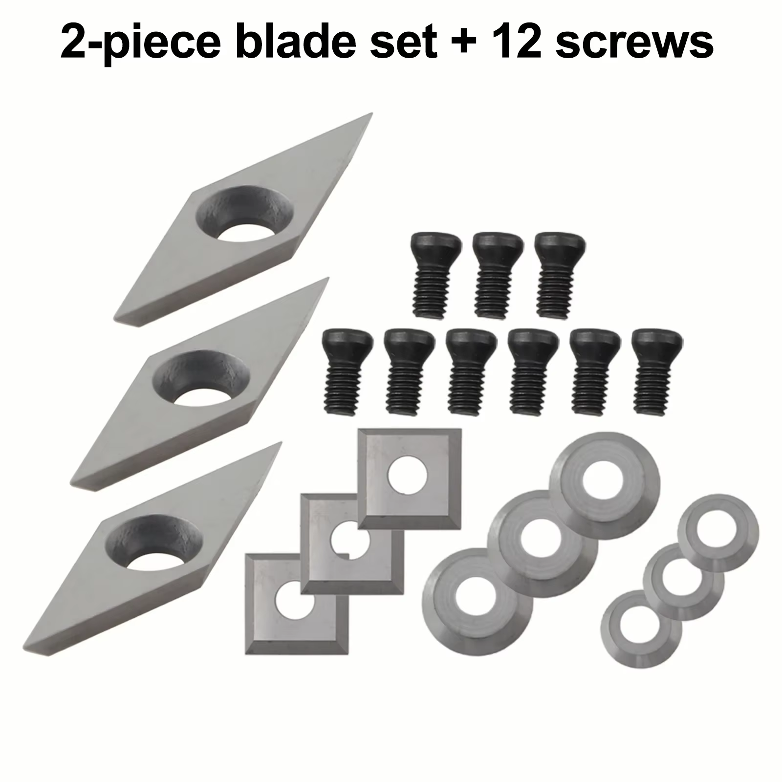 Ensemble d'inserts de coupe en carbure