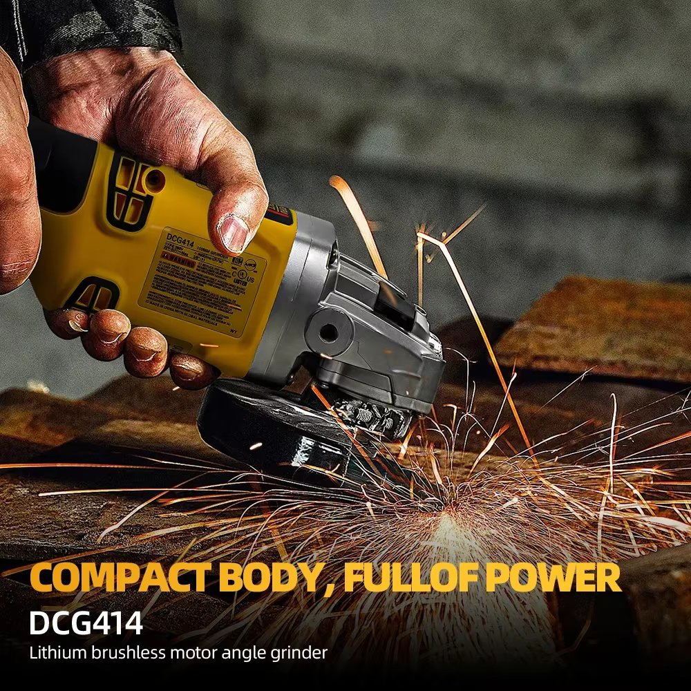 Nouveauté 2026 ! DEWALT DCG414 - Meuleuse d'angle sans fil 20V haute performance sans balais (125 mm
