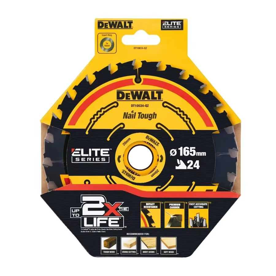 DEWALT DT10624-A9 lame de scie à bois 24T Construction