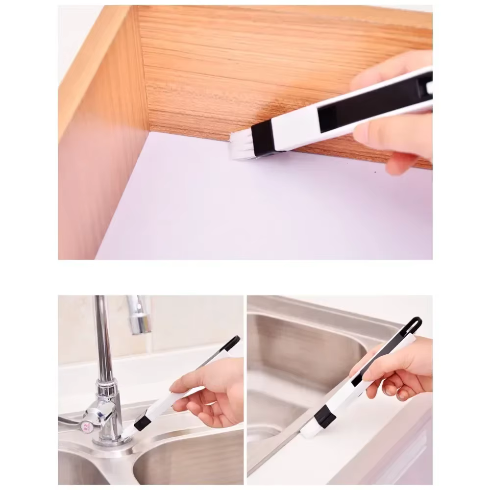 1PC Ensemble de brosses de nettoyage pour rainures de fenêtre