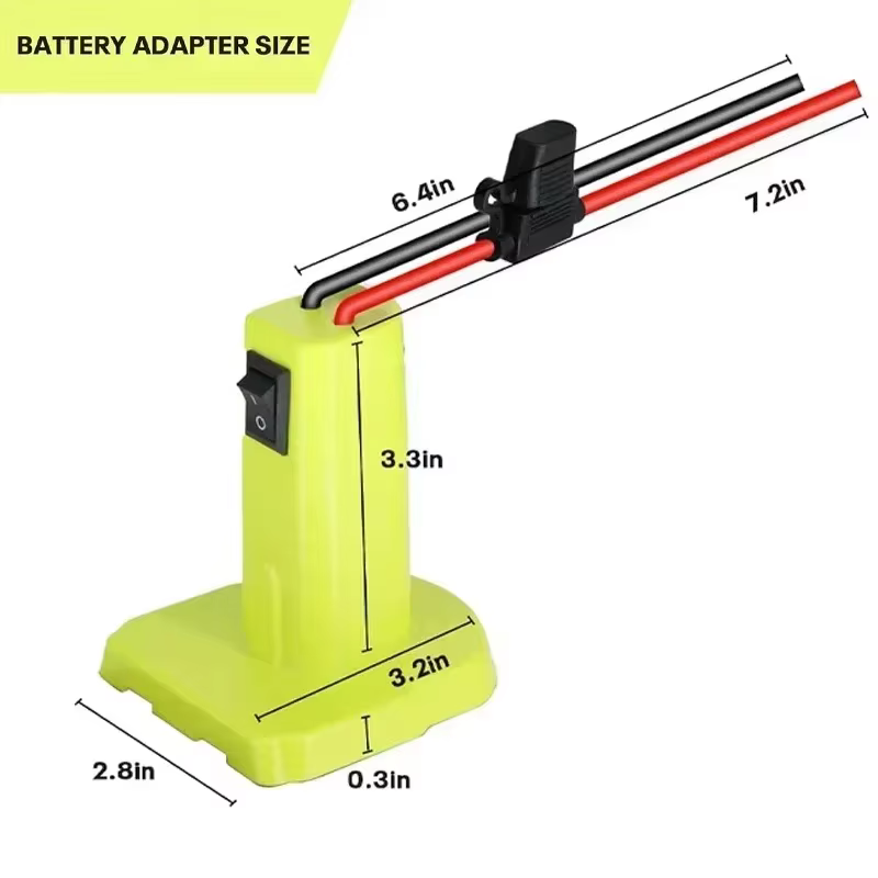 Adaptateur de batterie pour batterie Ryobi ONE + 18V Nimh/Nicd/Li-ion