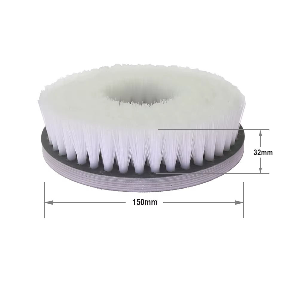 Brosse de perceuse à récurer électrique