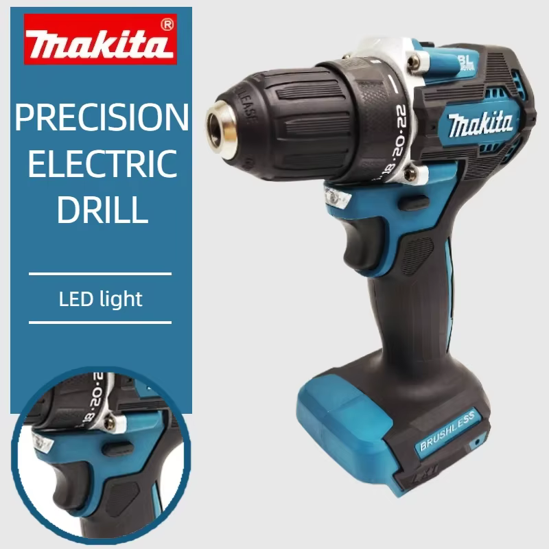 Makita DDF487 Perceuse à percussion électrique sans fil 18V lithium-ion 10 mm