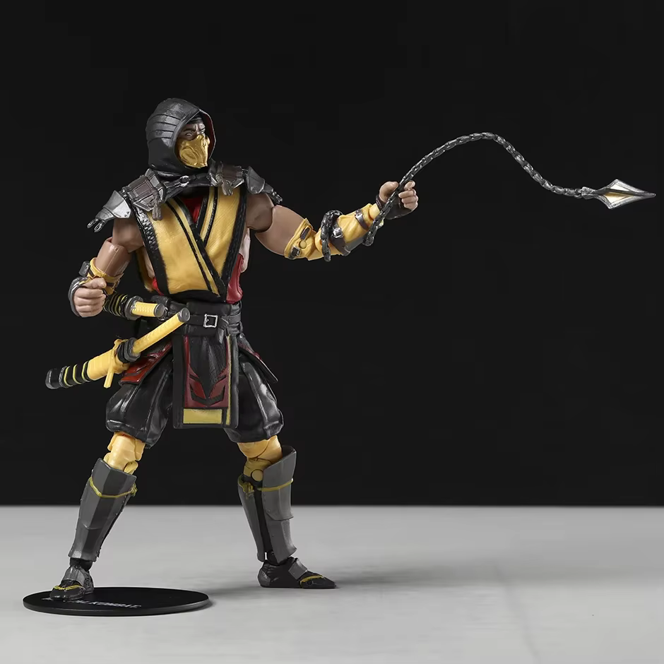 Figurine d'action Sub-Zero Scorpion de 7 pouces, modèle de décoration en PVC, jouet cadeau