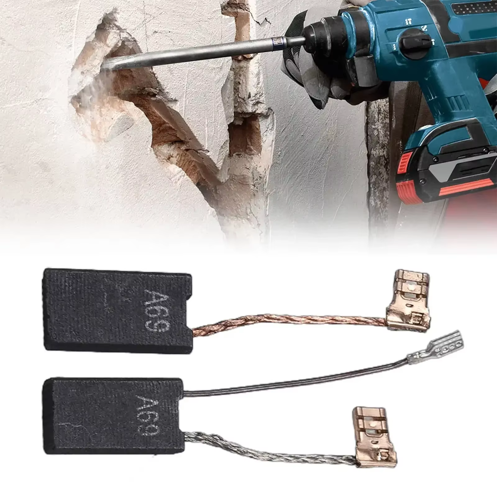 Balais DE charbon pour Bosch GBH 5-40 DCE GSH 5-CE GSH 5 E GBH 5-40
