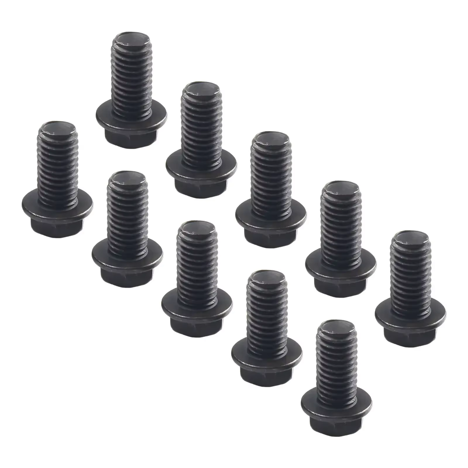 Vis de lame de scie M8 M7 M6, filetage gauche, bride hexagonale 6mm/7mm/8mm pour Machine à découper, pièces d'outils haute résistance et dureté 10 pièces