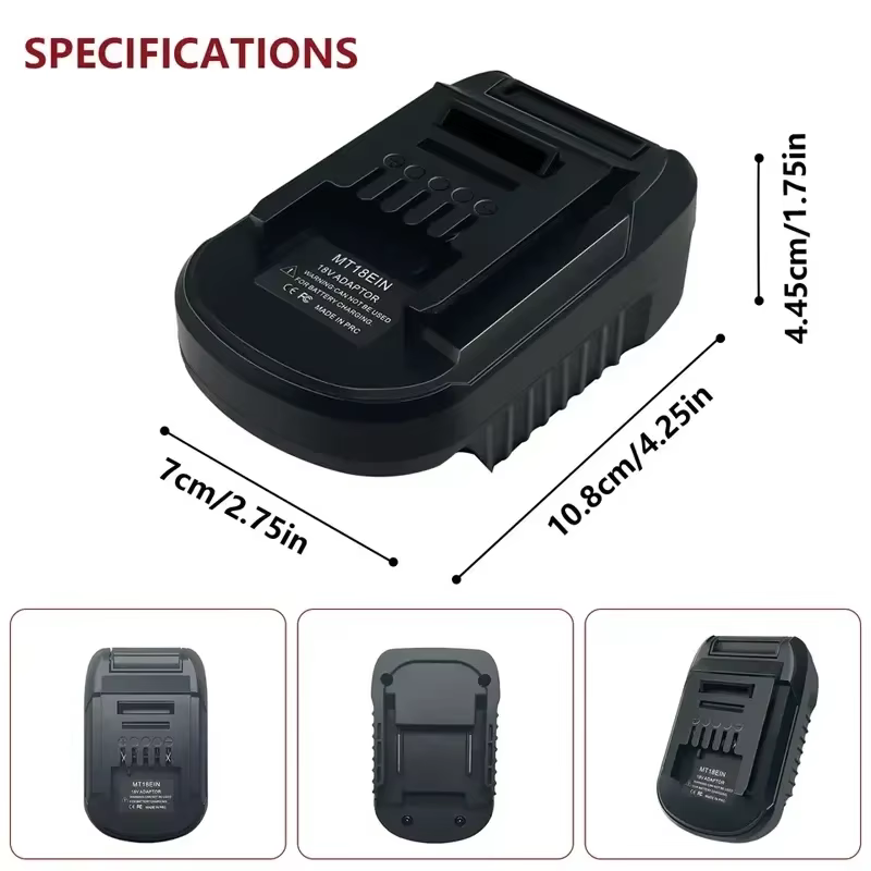 Convertisseur adaptateur de batterie